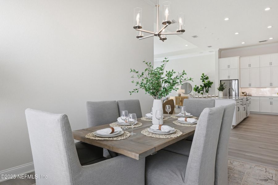 Furnished interior view inside a new home in West End at Town Center, Ponte Vedra (Image 4). Furnished interior view inside a new home in West End at Town Center, Ponte Vedra (Image 4).