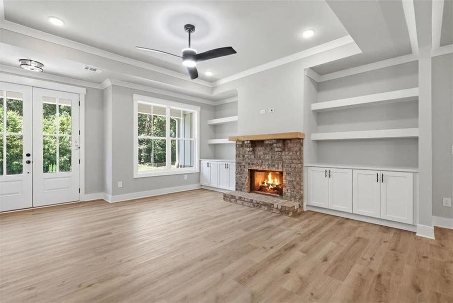 Spacious, unfurnished interior of a new home in , Statham (Image 24).