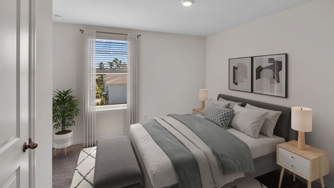 Representative furnished interior of a home built from the Sandhill by D.R. Horton in Waterleigh, Winter Garden (Image 10).