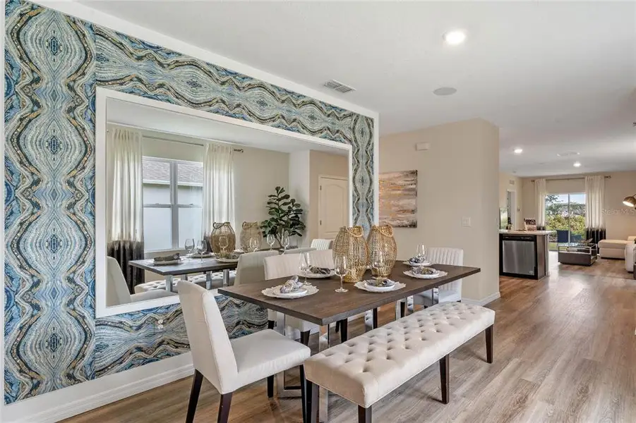 Furnished interior view inside a new home in Kindred, Kissimmee (Image 13).