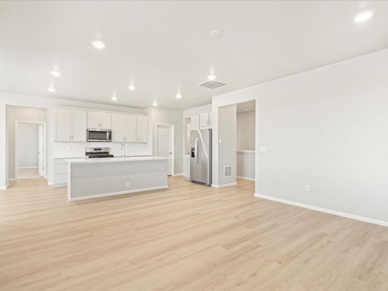 The Granby floorplan interior image taken at a Meritage Homes community in Northern Colorado.