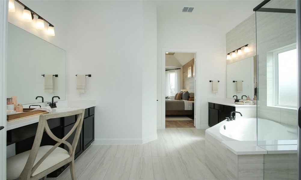 Model home photos of similar floorplans, not pictures of actual home.