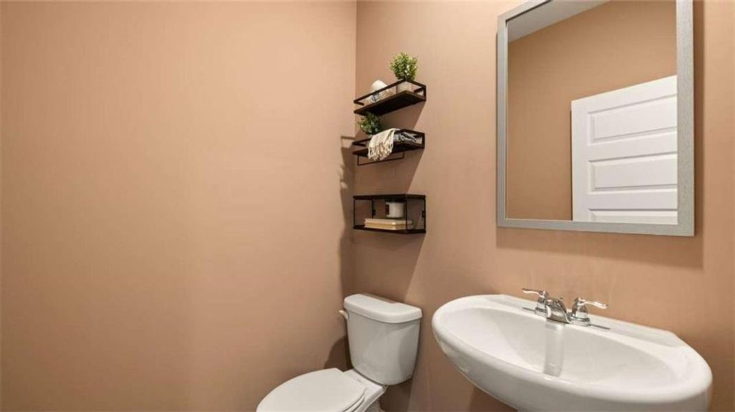 Close-up of interior finishes inside a home in Oakchase at Hampton, Hampton (Image 18).