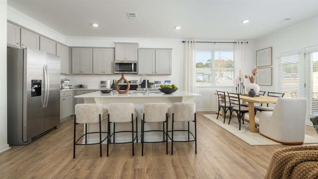 Furnished interior view inside a new home in Rosewood Farms, Acworth (Image 6).