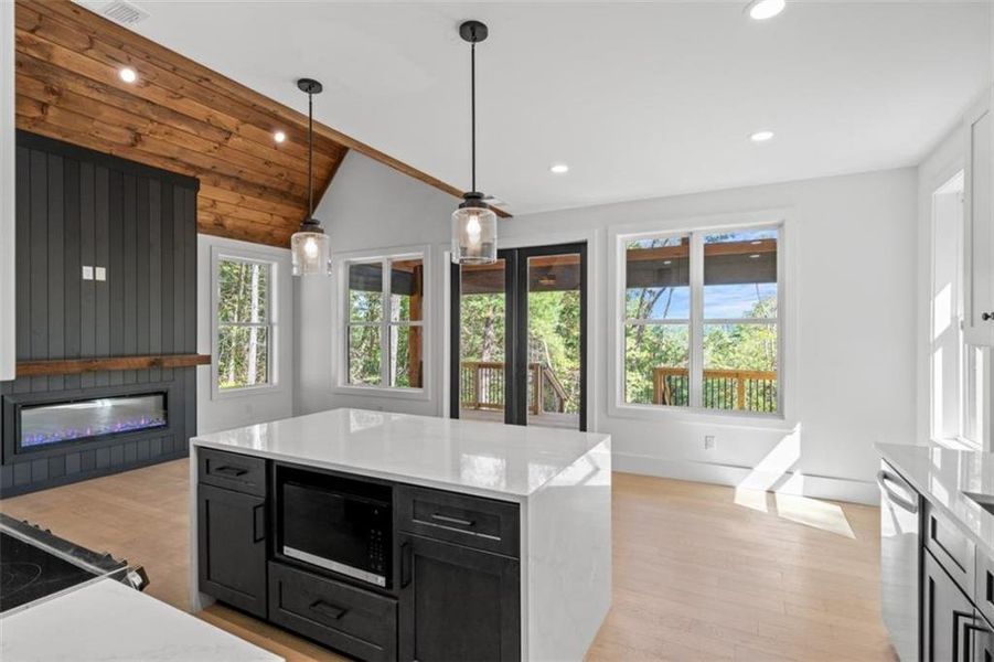 Furnished interior view inside a new home in , Ellijay (Image 8).