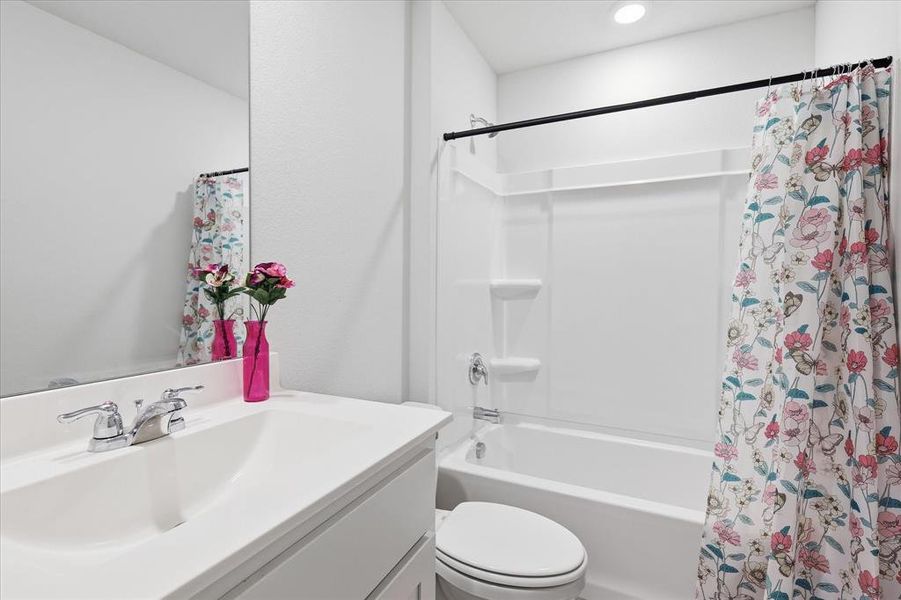 Furnished interior view inside a new home in Cresson Estates, Cresson (Image 9).