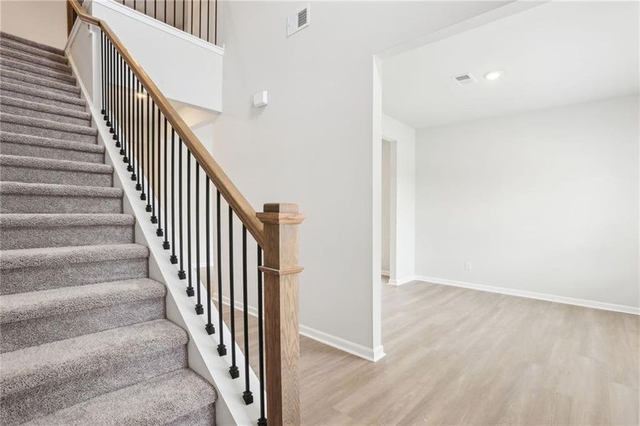 Spacious, unfurnished interior of a new home in The Hills at Cedar Creek, Winder (Image 16). Spacious, unfurnished interior of a new home in The Hills at Cedar Creek, Winder (Image 16).