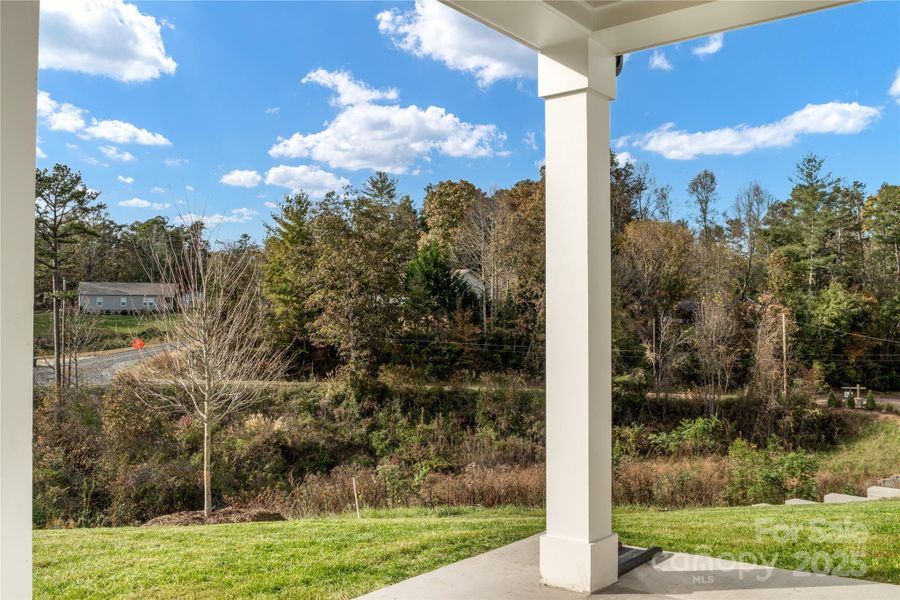 Exterior details and patio area of a home in , Weaverville (Image 27).