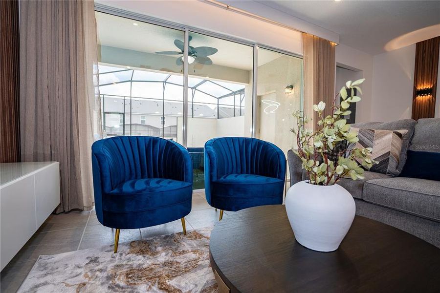 Furnished interior view inside a new home in Solara Resort, Kissimmee (Image 29).