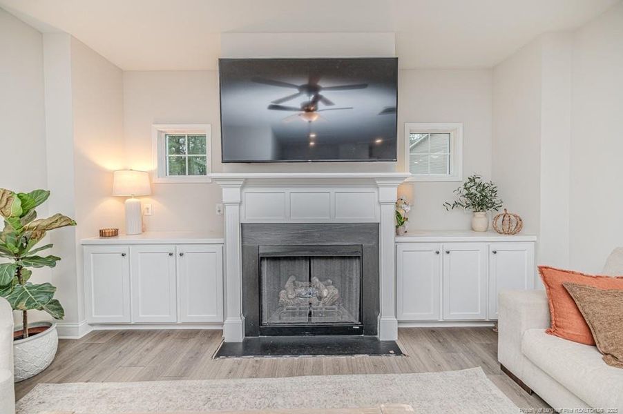 LR Fireplace Detail View LR Fireplace Detail View