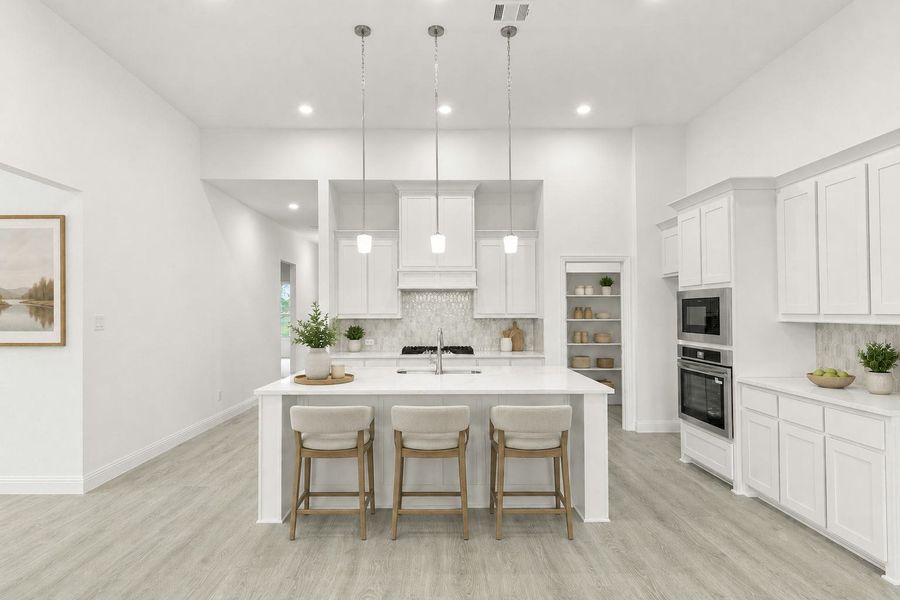 Furnished interior view inside a new home in Park Trails, Forney (Image 12).