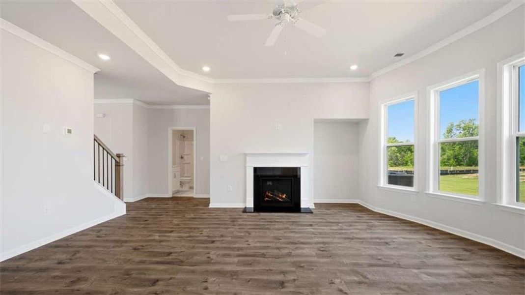 Spacious, unfurnished interior of a new home in The Gates at Pates Creek, Hampton (Image 30).