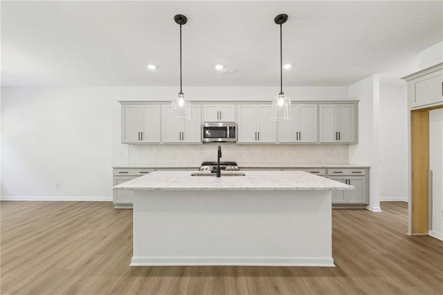 Furnished interior view inside a new home in Creekside, Dawsonville (Image 10).