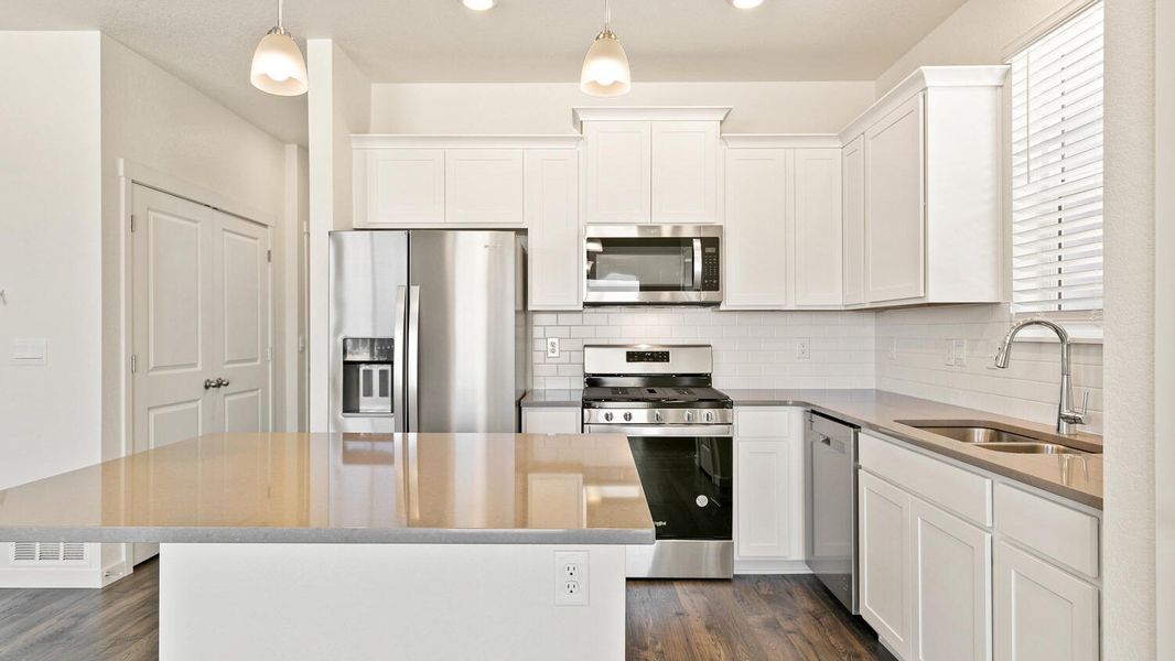 Furnished interior view inside a new home in The Ridge at Lorson Ranch, Colorado Springs (Image 3).