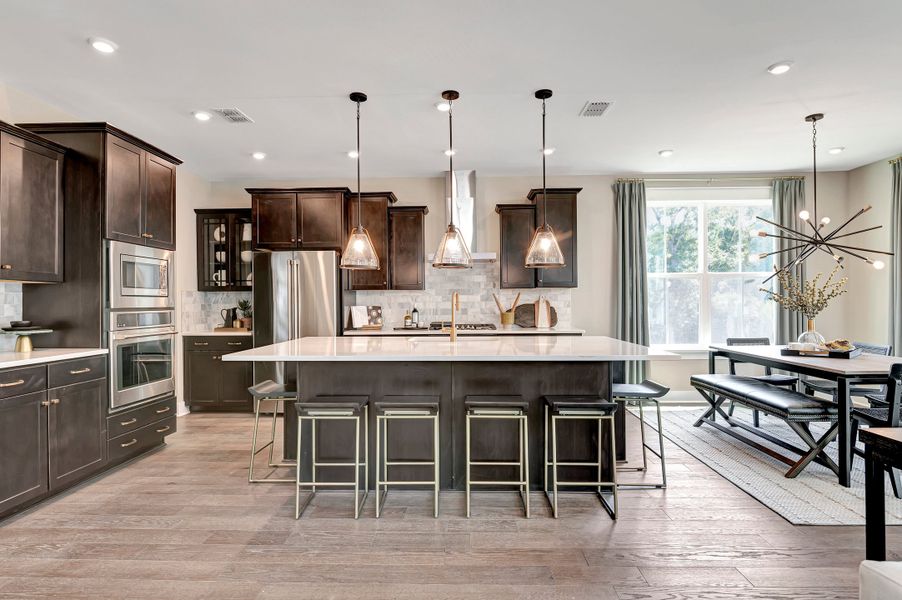 Kitchen with pendant lights Kitchen with pendant lights