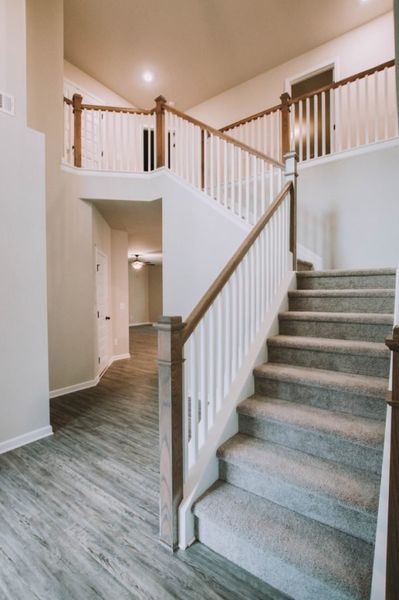 Representative unfurnished interior of a home built from the Reynolds by Piedmont Residential in Hampton Ridge, Jefferson (Image 19).