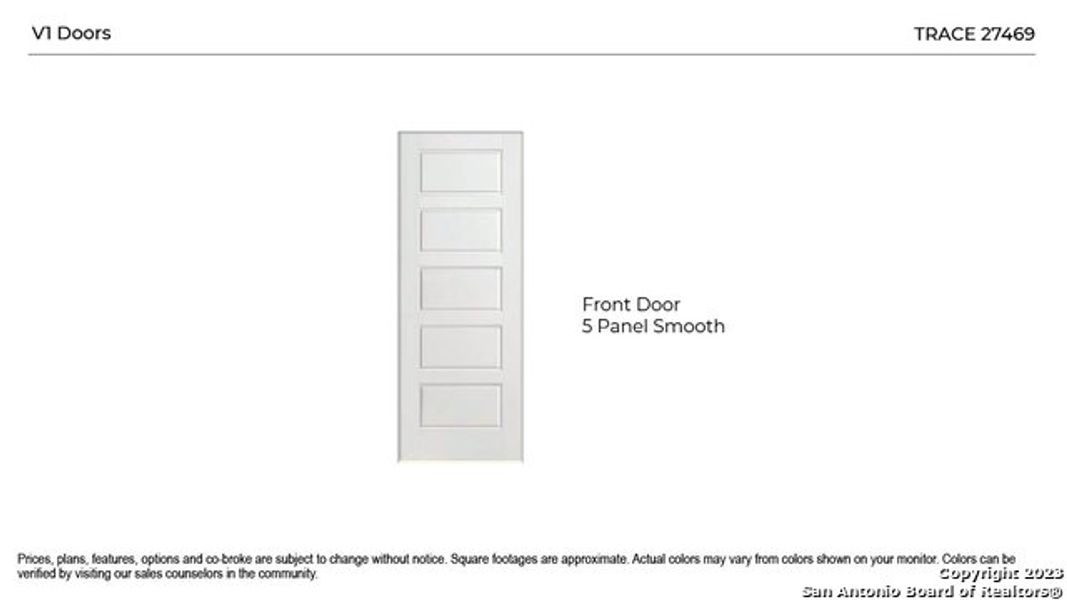Sample of building materials used in homes in Trace, San Marcos (Image 32).