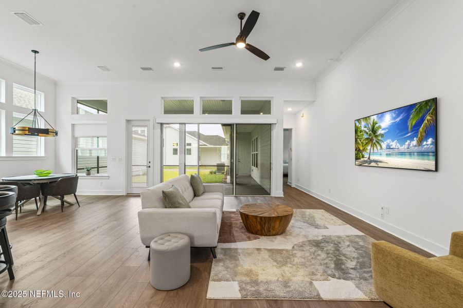 Furnished interior view inside a new home in Seven Pines 50' Rear Entry, Jacksonville (Image 10).