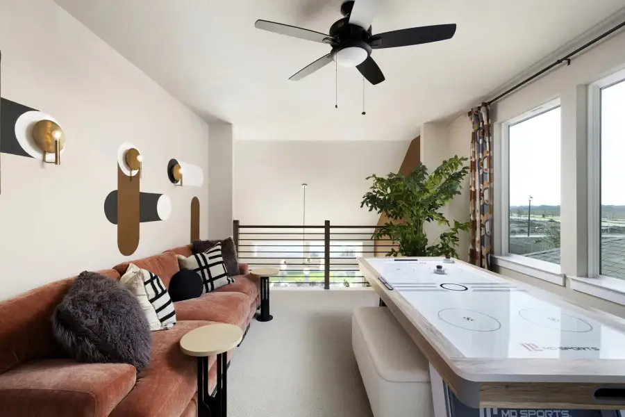 Furnished interior view inside a new home in Flora, Hutto (Image 34).