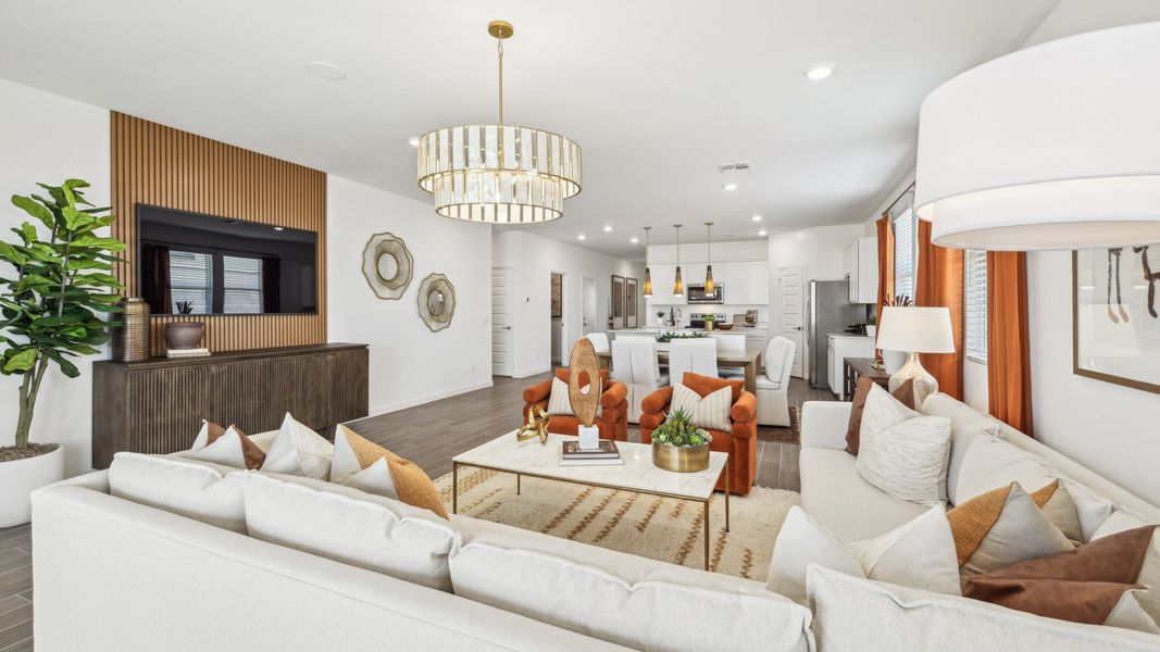 Furnished interior view inside a new home in Remington, Buckeye (Image 9).