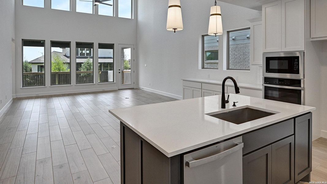 Furnished interior view inside a new home in Corley Farms, Boerne (Image 8).