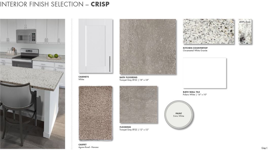 2D floor plan layout of this home in Flagler Village - Signature Series, Palm Coast, FL (Image 4).