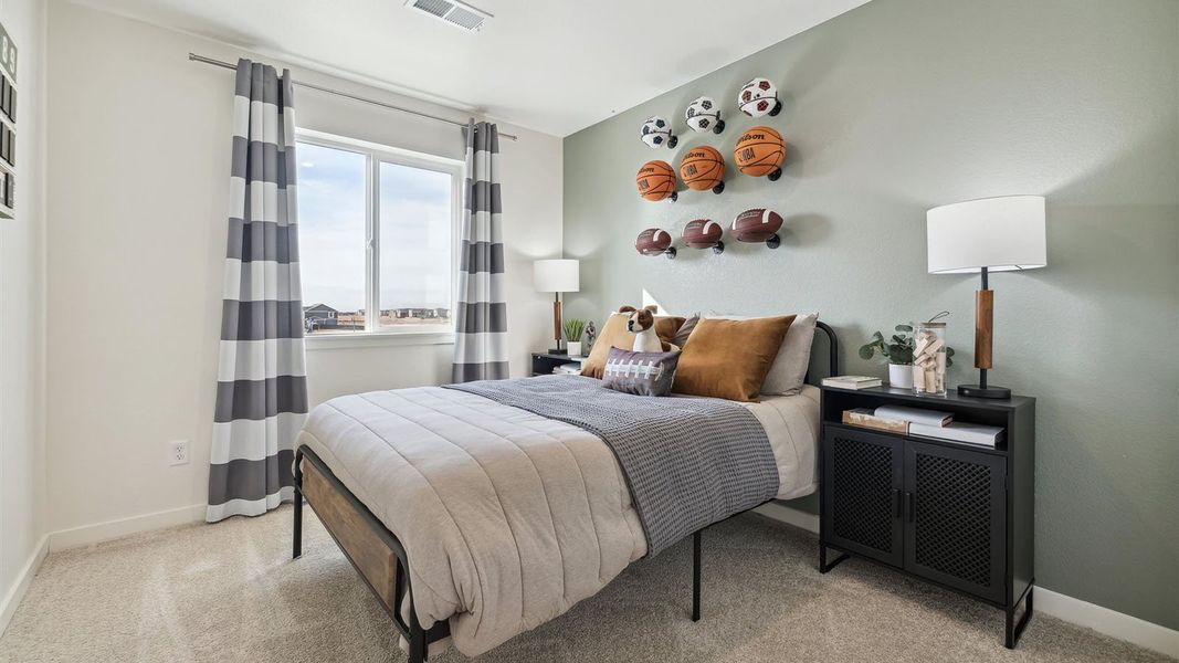 Furnished interior view inside a new home in Settlers Crossing, Commerce City (Image 15).