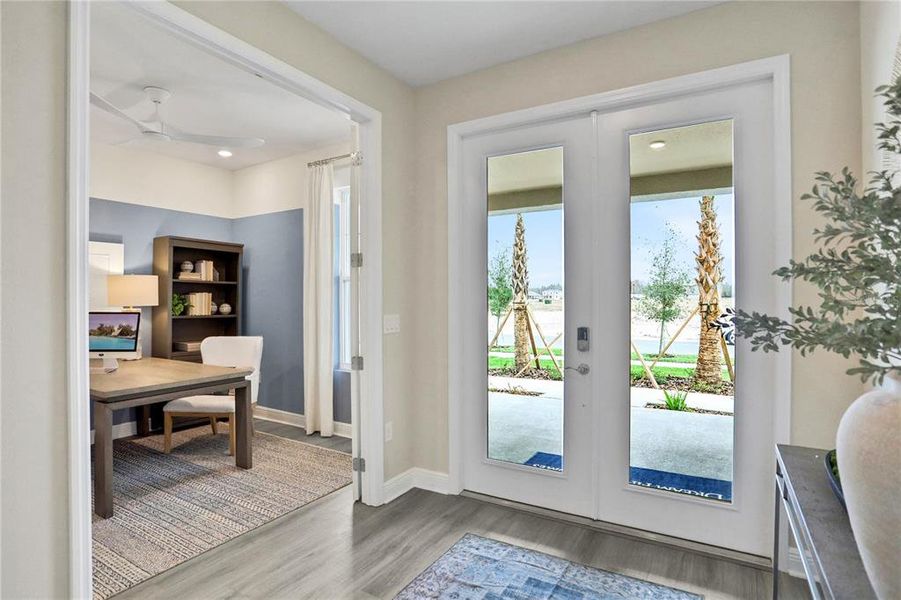 Furnished interior view inside a new home in Angeline, Land O' Lakes (Image 54).