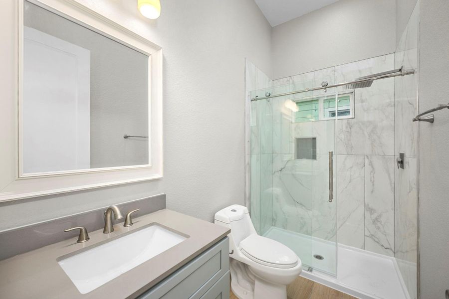 Furnished interior view inside a new home in , Houston (Image 9).