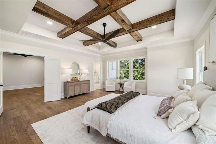 Furnished interior view inside a new home in , Atlanta (Image 52).