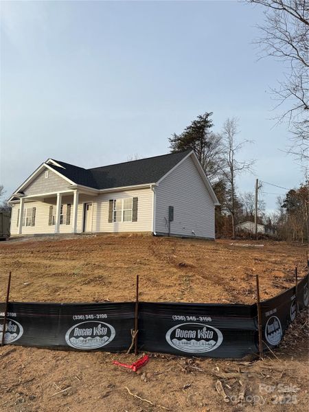 In-progress construction of a new home in , Yadkinville, NC (Image 10).