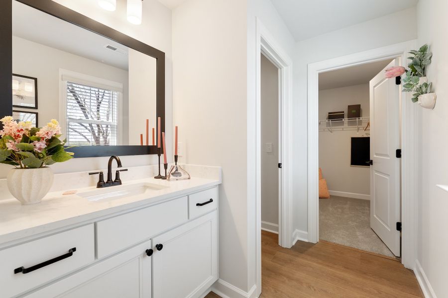 Representative furnished interior of a home built from the Lacey - Vanguard Collection by Mungo Homes in Sweetbrier, Durham (Image 11).