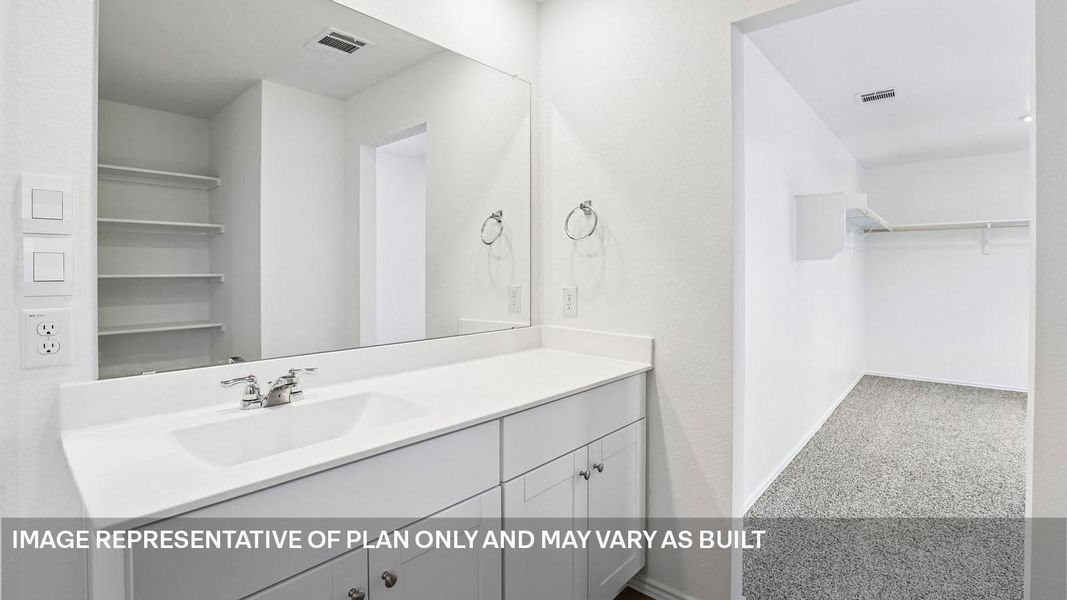 Furnished interior view inside a new home in Wayside, Uhland (Image 10).