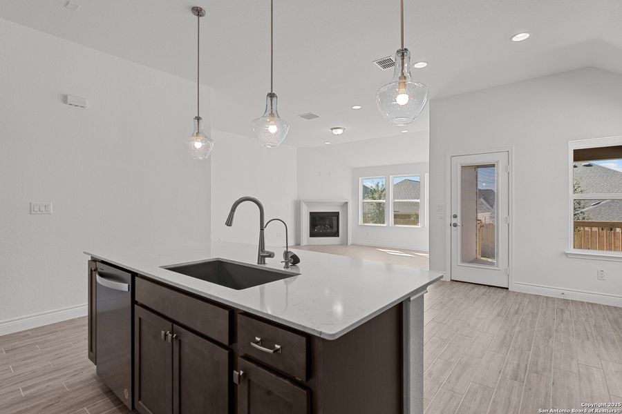 Furnished interior view inside a new home in Bison Ridge, San Antonio (Image 7).