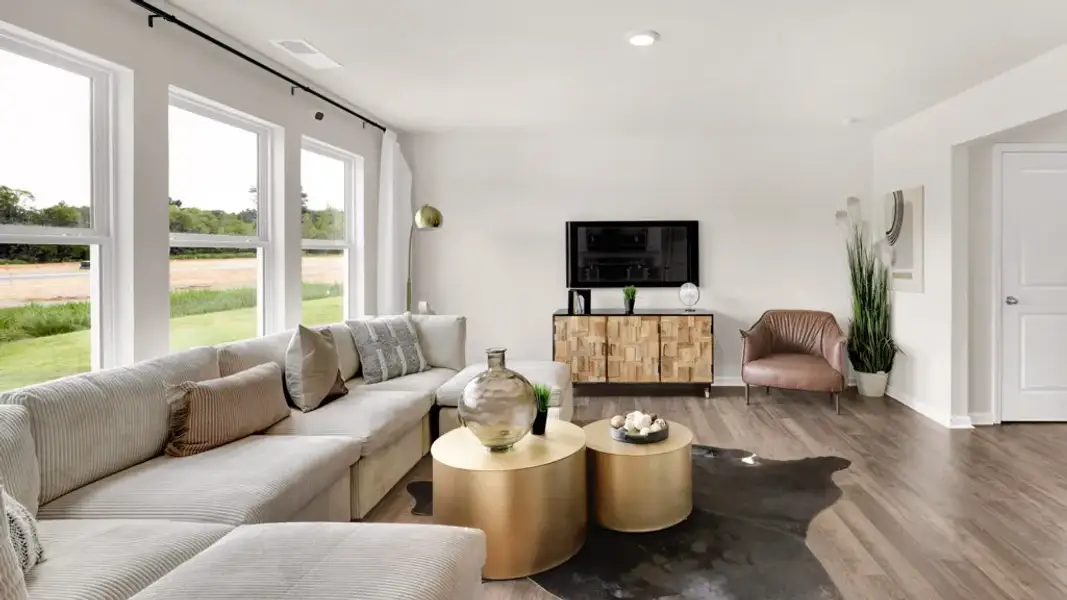 Furnished interior view inside a new home in Keebler Meadows, Johnson City (Image 32).
