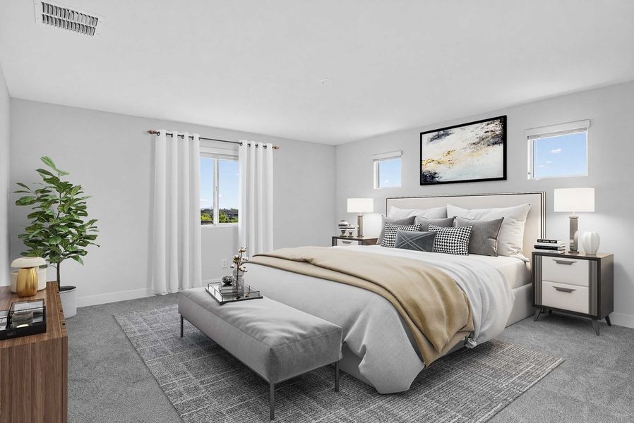 Furnished interior view inside a new home in Allen Ranches, Litchfield Park (Image 7).
