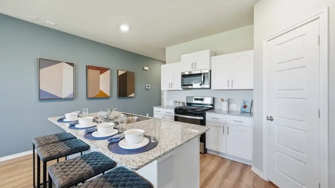 Furnished interior view inside a new home in Longhorn Estates, Fort Worth (Image 7).