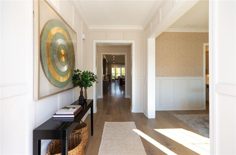 Furnished interior view inside a new home in Aberdeen, Hoschton (Image 43).