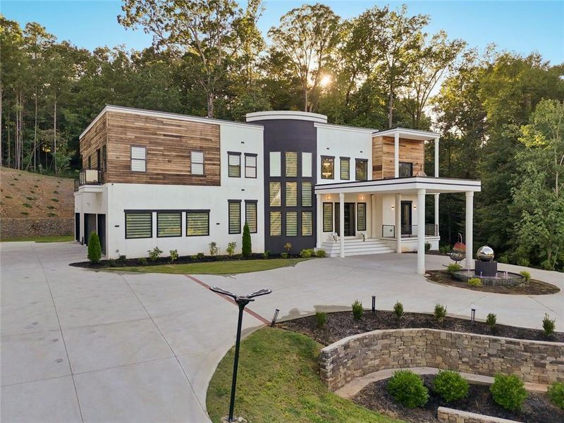 Front exterior of a new home in , Stone Mountain, GA, highlighting curb appeal (Image 28).