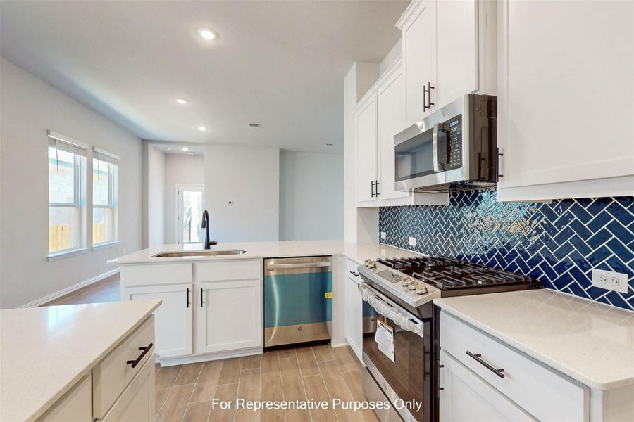 Furnished interior view inside a new home in Heritage, Dripping Springs (Image 9). Furnished interior view inside a new home in Heritage, Dripping Springs (Image 9).