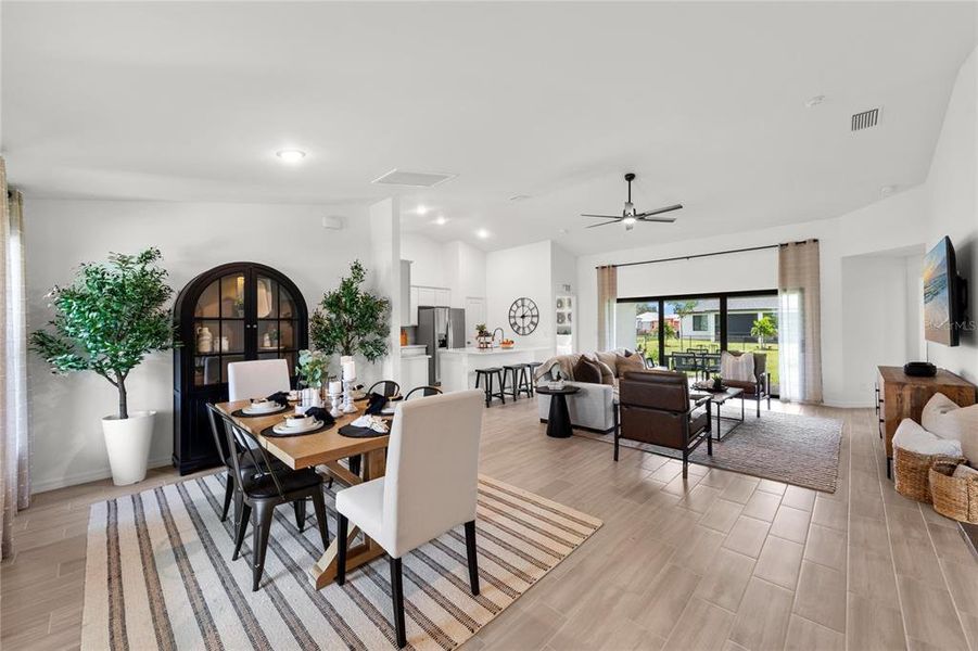 Furnished interior view inside a new home in , Citrus Springs (Image 18).