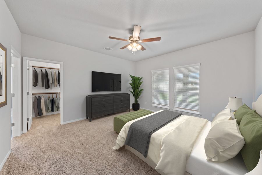 Representative furnished interior of a home built from the Denver by Omega Builders in Southern Pointe, College Station (Image 8). Representative furnished interior of a home built from the Denver by Omega Builders in Southern Pointe, College Station (Image 8).
