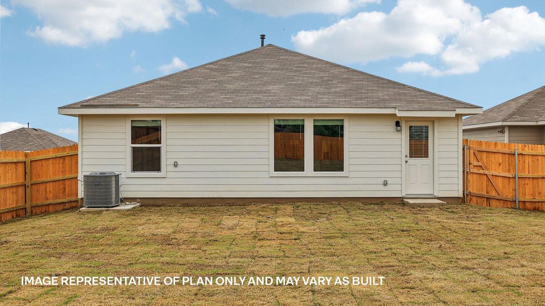 Exterior details and patio area of a home in Talavera, Kyle (Image 3).
