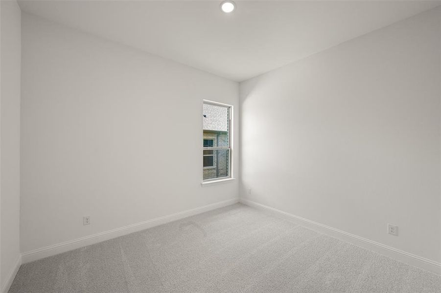 Unfurnished room with carpet and recessed lighting Unfurnished room with carpet and recessed lighting