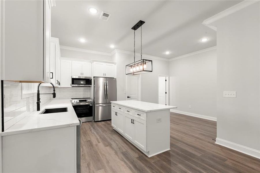 Furnished interior view inside a new home in , Stone Mountain (Image 6).
