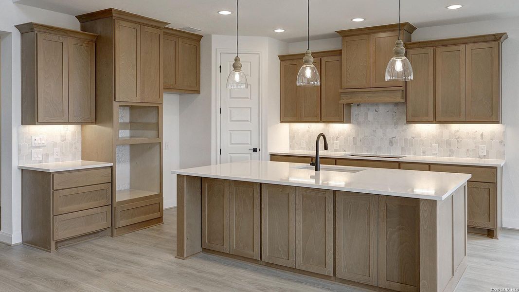 Furnished interior view inside a new home in Kallison Ranch, San Antonio (Image 6).