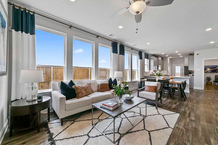 Furnished interior view inside a new home in Symmetry 37s, Frisco (Image 6).