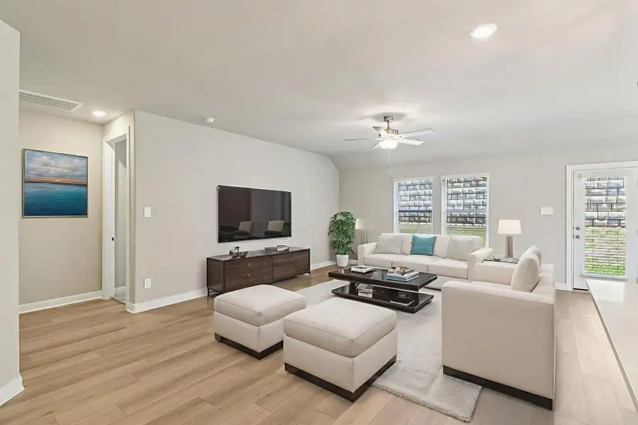 Photo is not of the actual home, but is an inspirational photo of builder’s model home and may depict options, furnishings, and/or decorator features that are not included