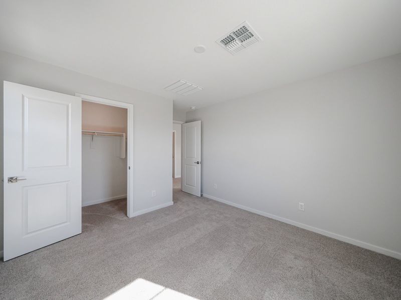 A room with white doors.