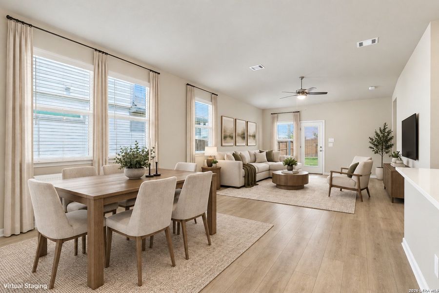 Furnished interior view inside a new home in Thomas Pond, San Antonio (Image 9).
